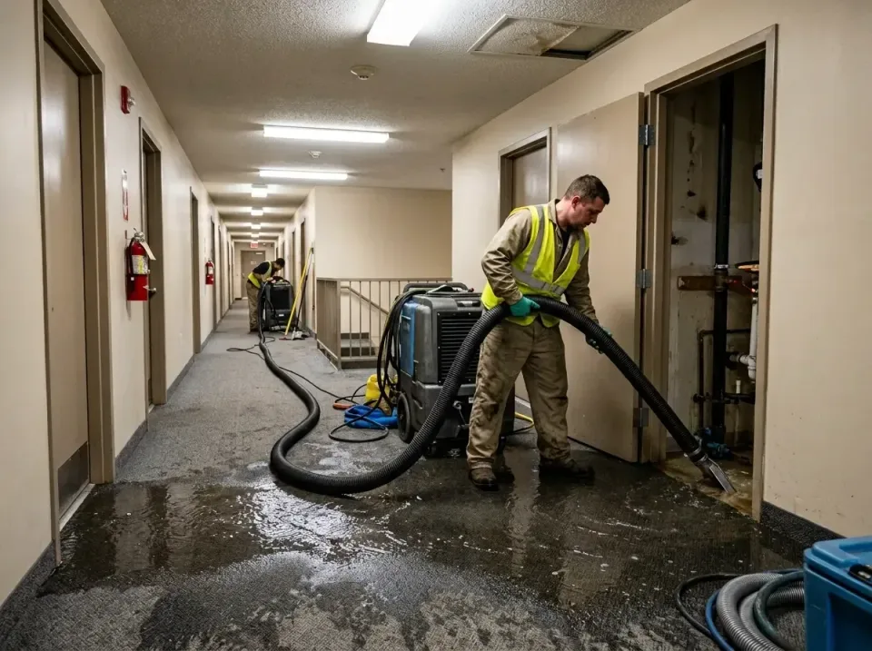 multi-unit-apartment-hallway-f-005 — frequently asked questions, Emergency Burst Pipe Water Extraction & Removal in Glenvar…